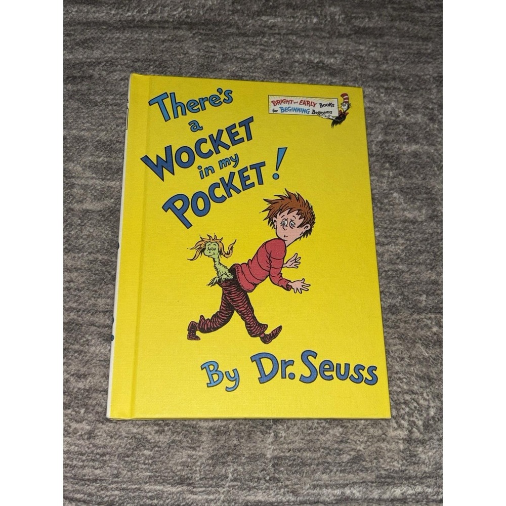 Dr. Seuss There's a Wocket in My Pocket! Bright & Early Books. 1974 Hardcover